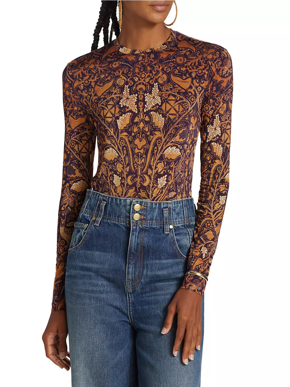 Eve top in Celestial