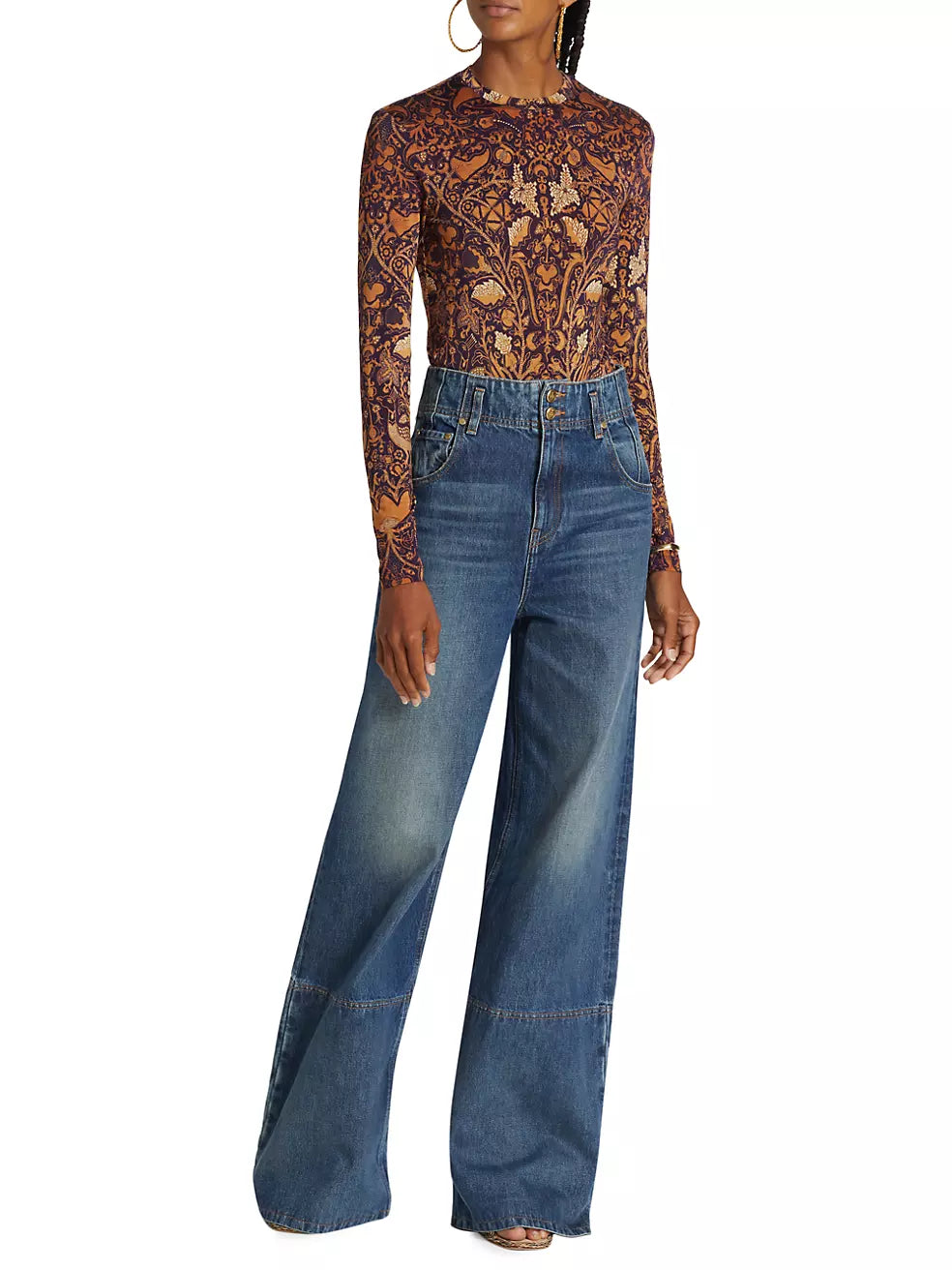Eve top in Celestial