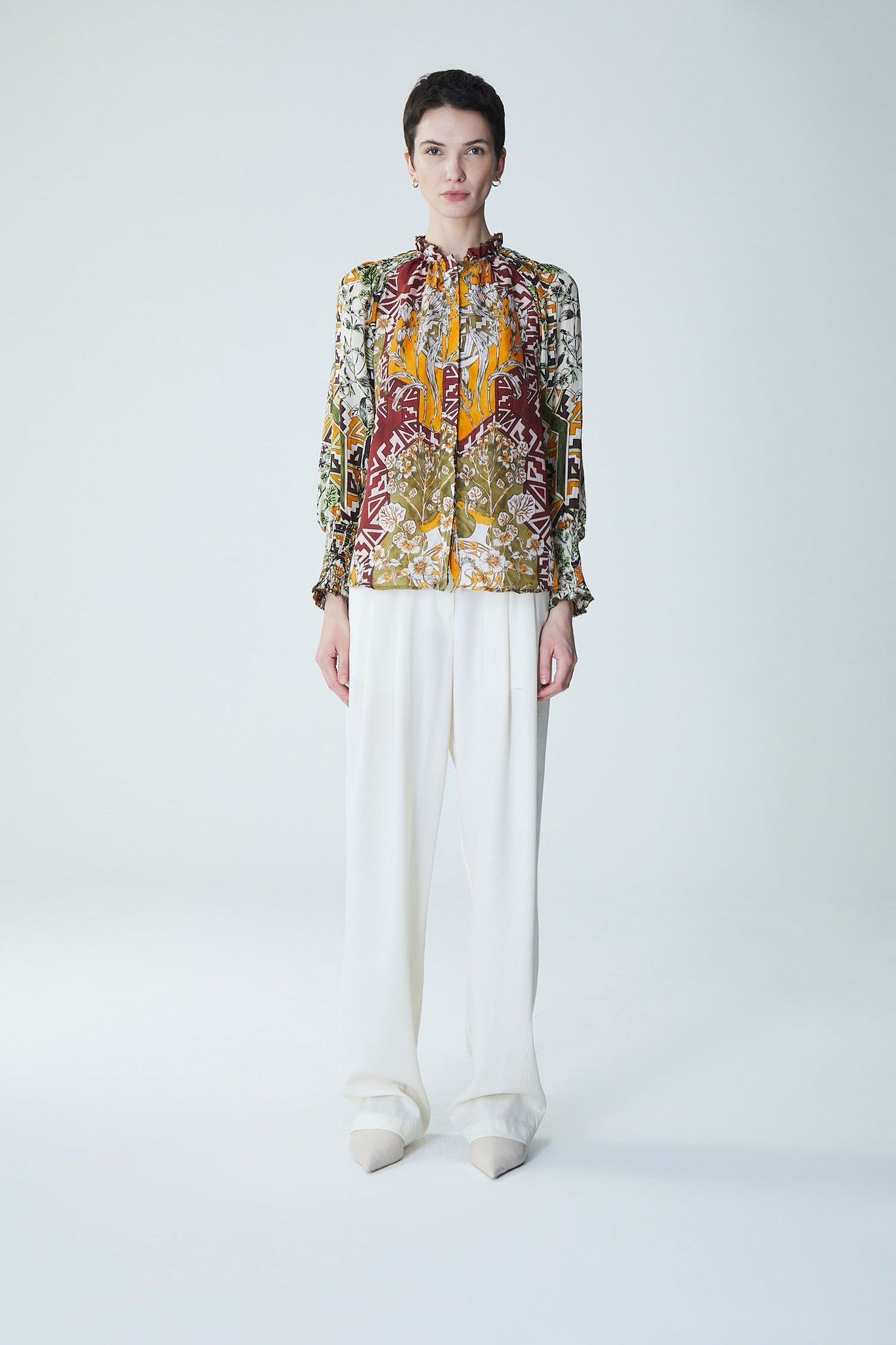Mendoza Julieta Blouse in Cactus