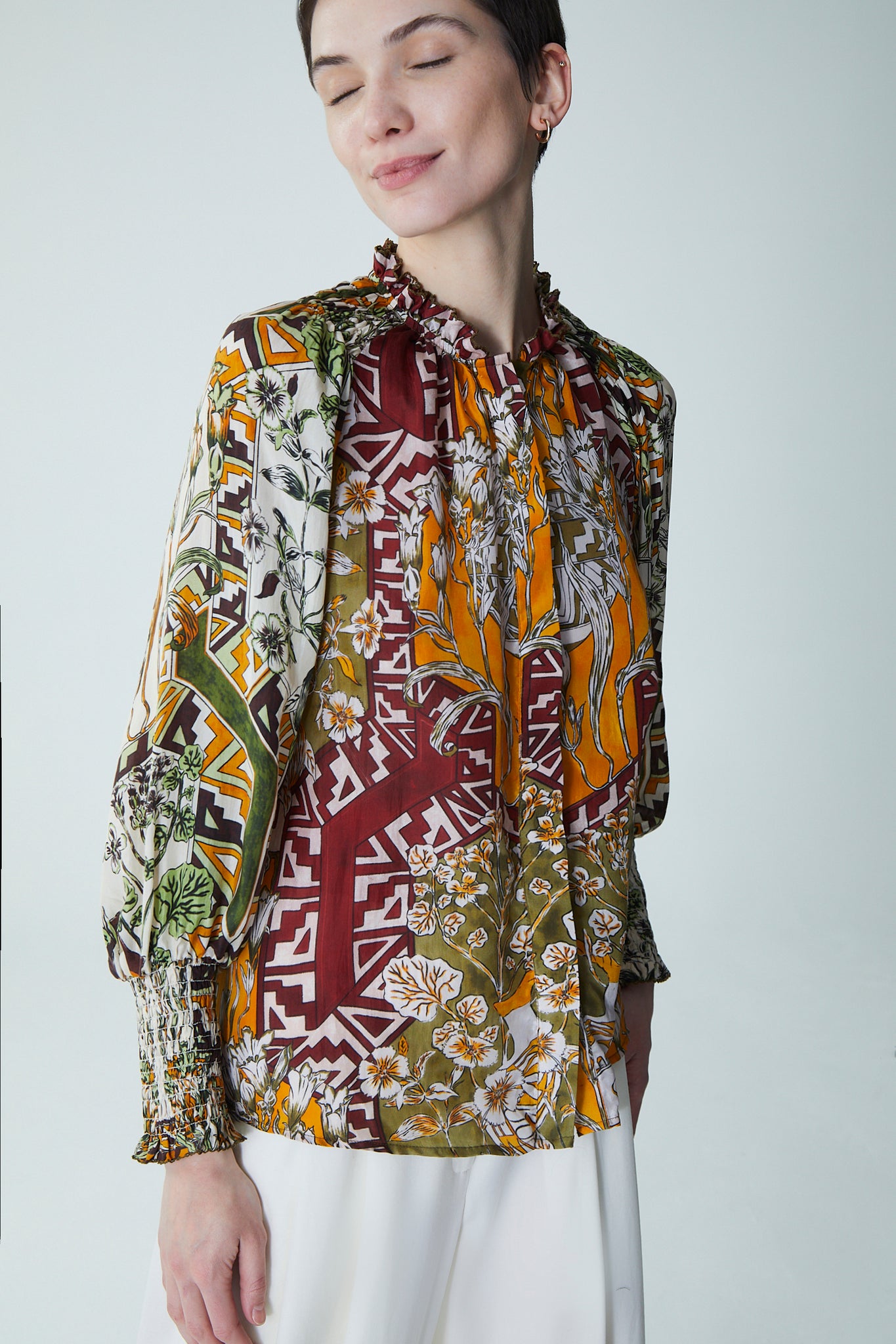 Mendoza Julieta Blouse in Cactus