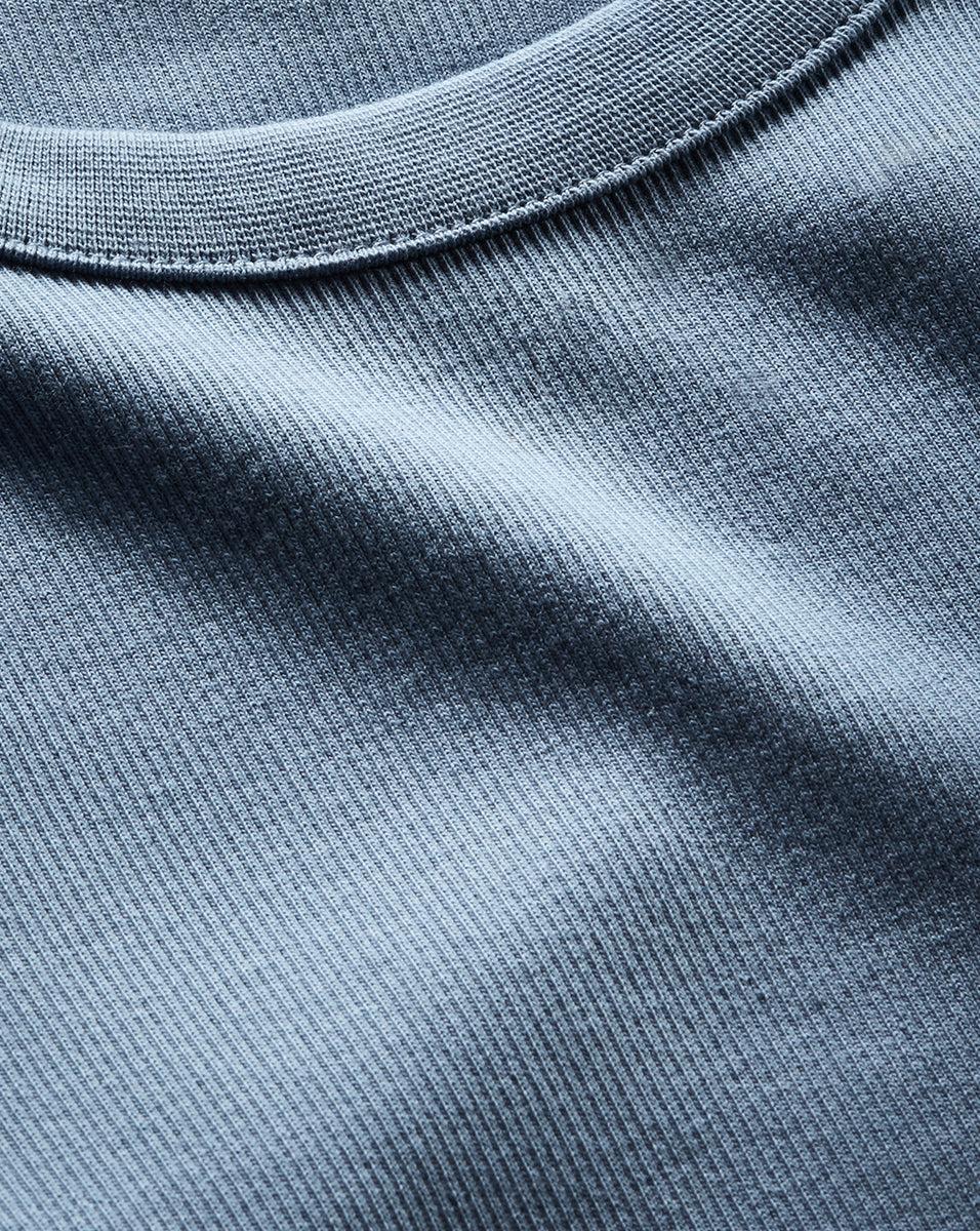 Pruitt Tee in Smoke Blue