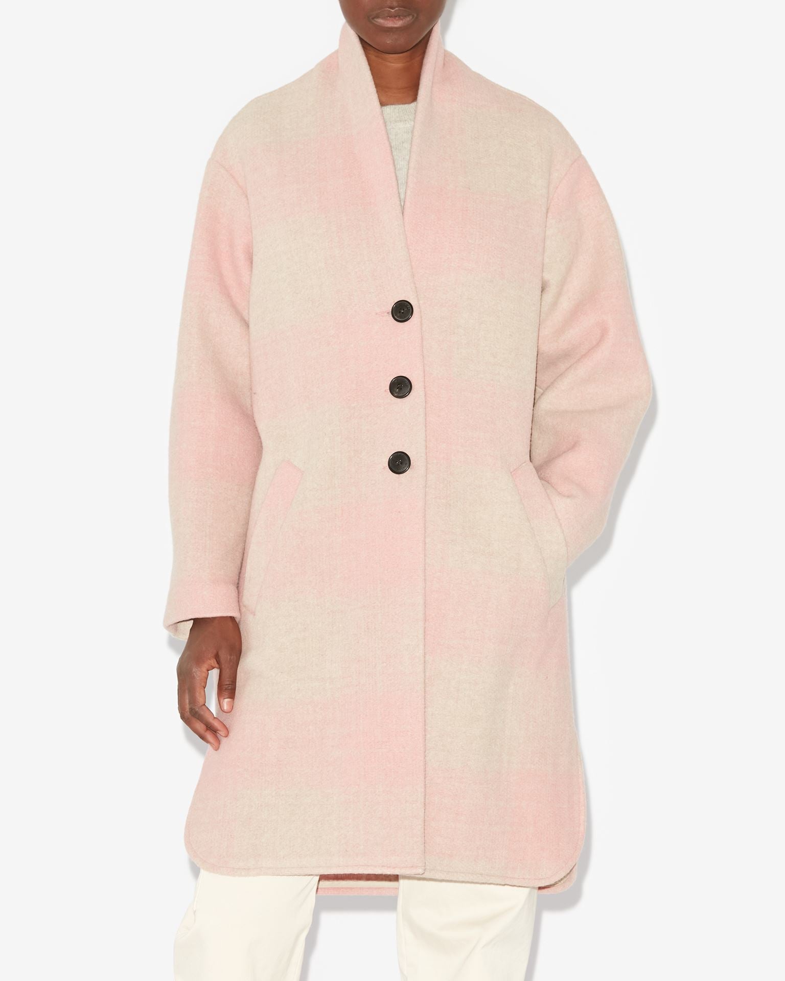 Gabriel Coat in Light Pink