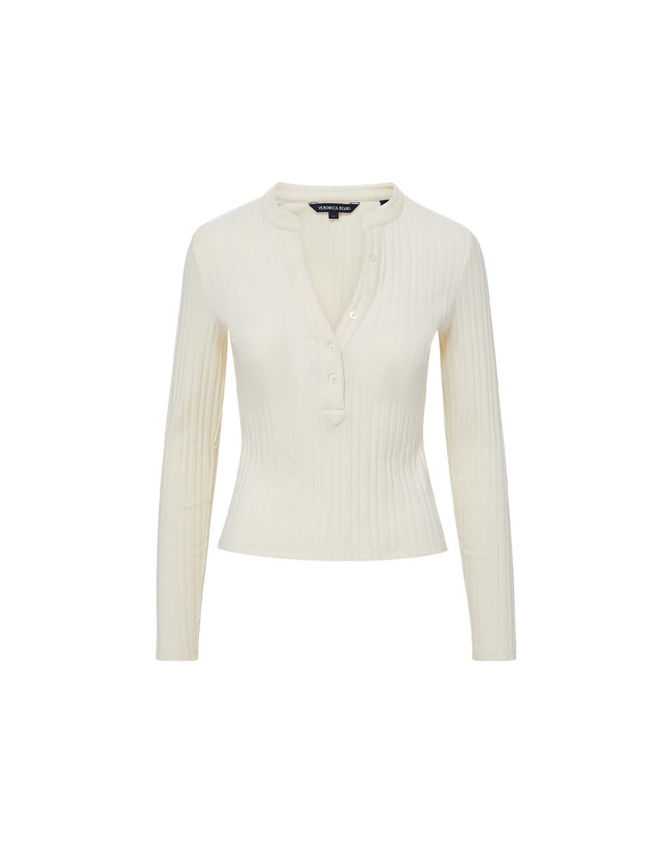 Jocelyn Henley Shirt in Ivory