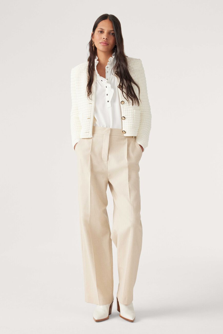 Gaspard Cardigan. Ecru