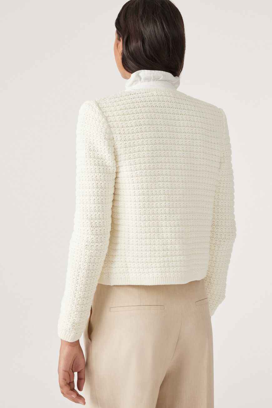 Gaspard Cardigan. Ecru