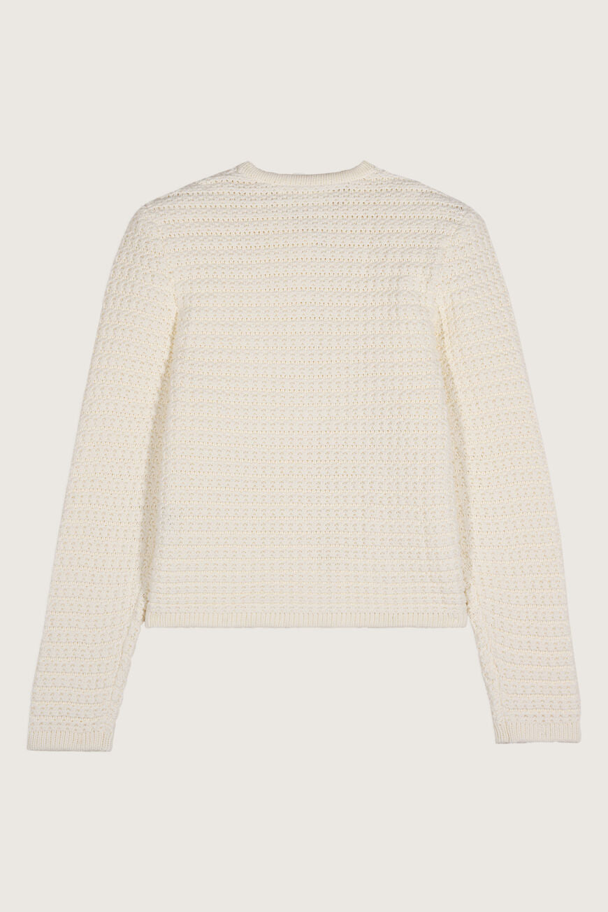 Gaspard Cardigan. Ecru