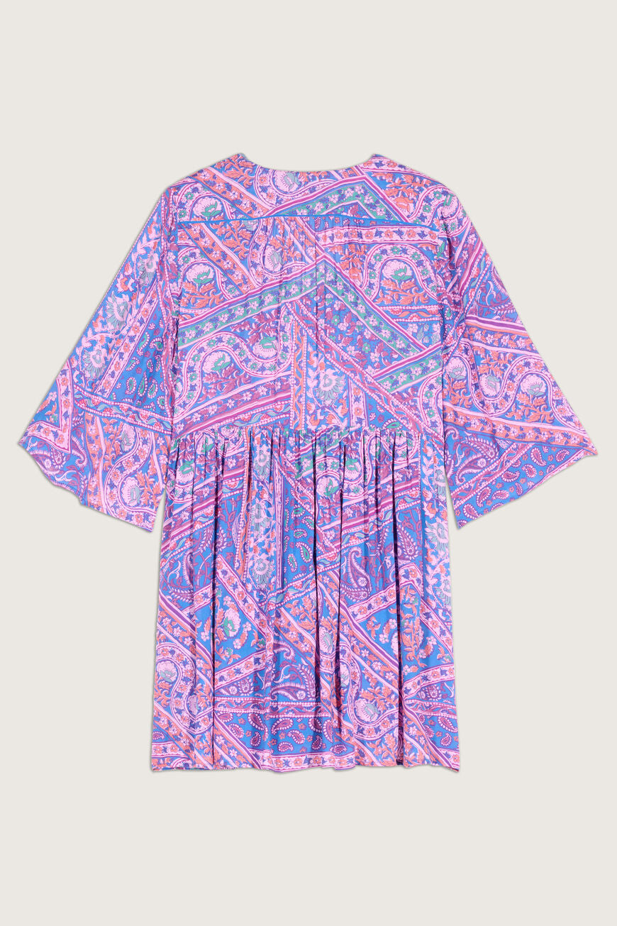 Fleur Dress. Bleu