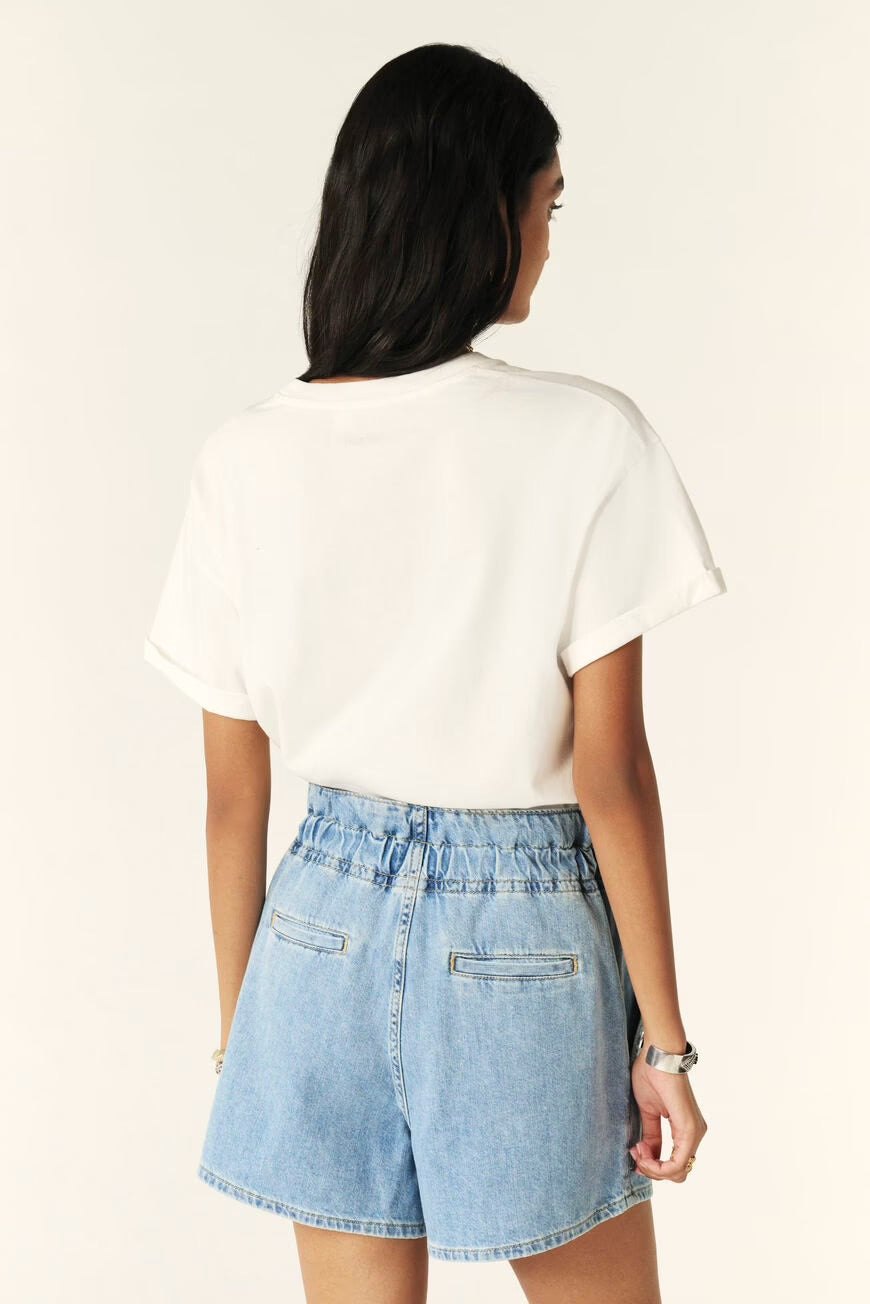 Mabo High-Waisted Shorts. Bluejeans