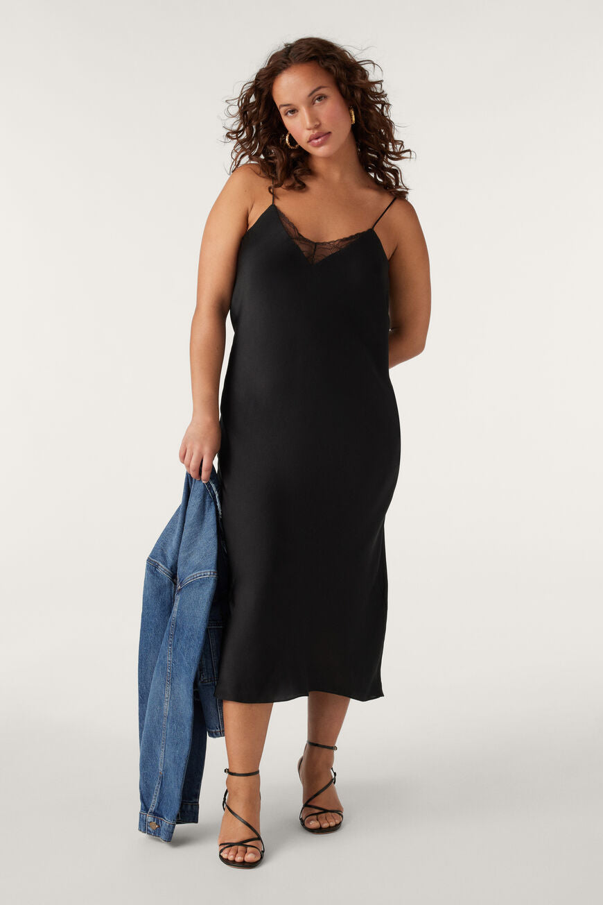 Clelia Dress. Noir