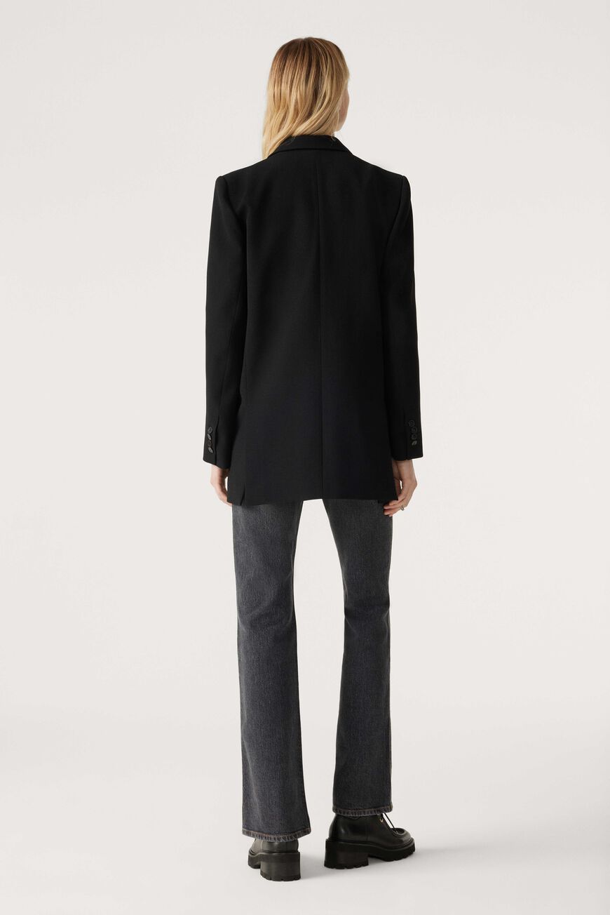 Flower Jacket. Noir