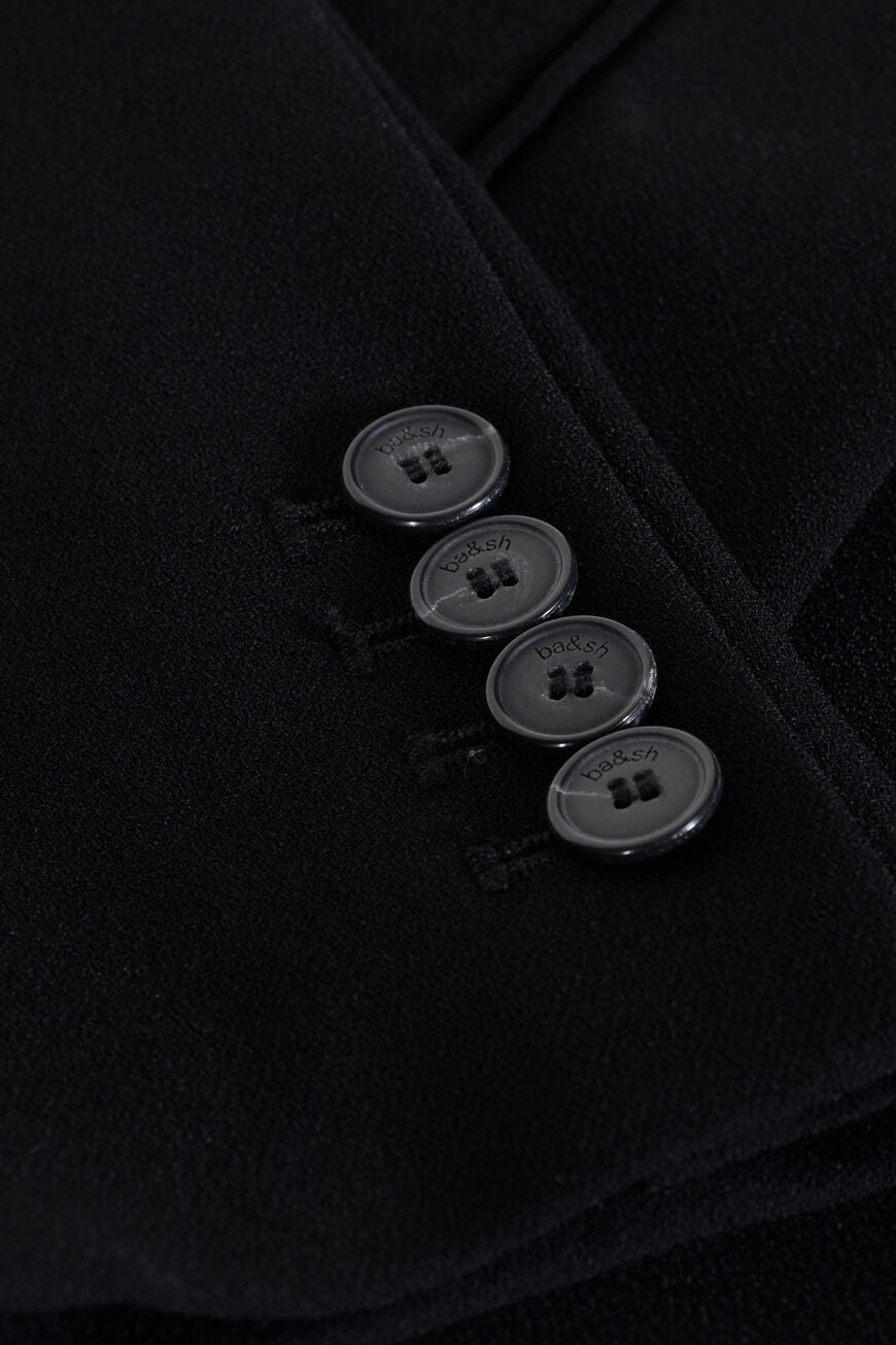 Flower Jacket. Noir