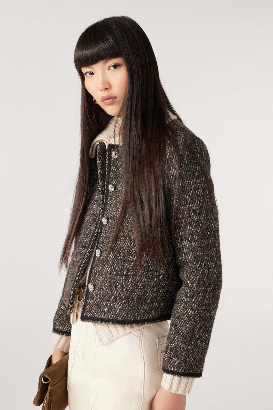 Leana Jacket. Marron