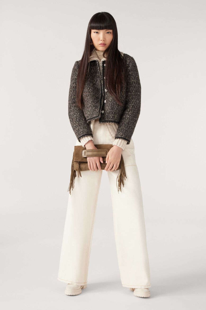 Leana Jacket. Marron