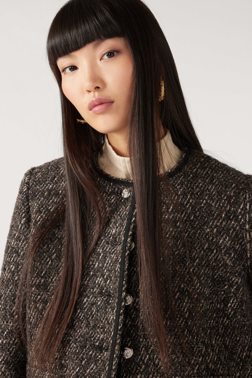 Leana Jacket. Marron