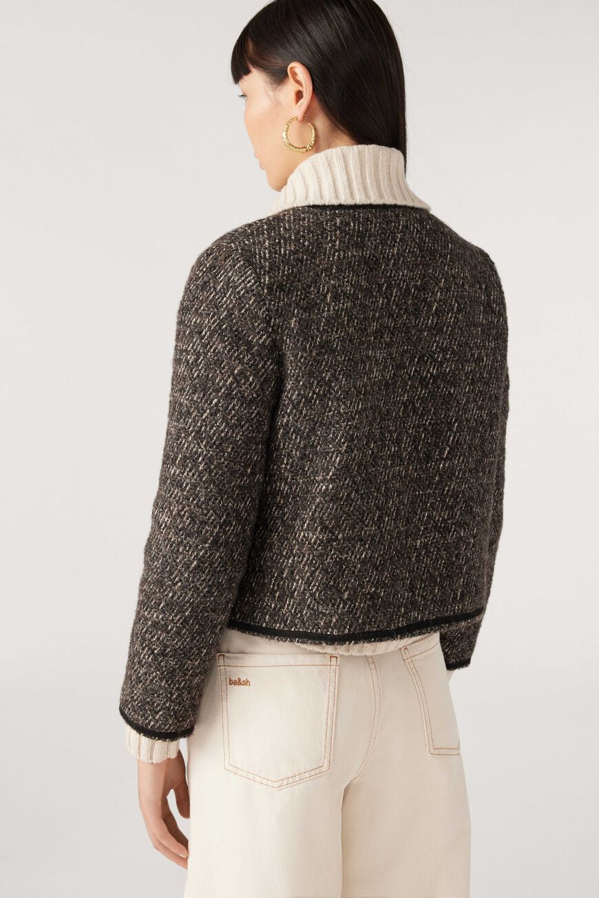 Leana Jacket. Marron