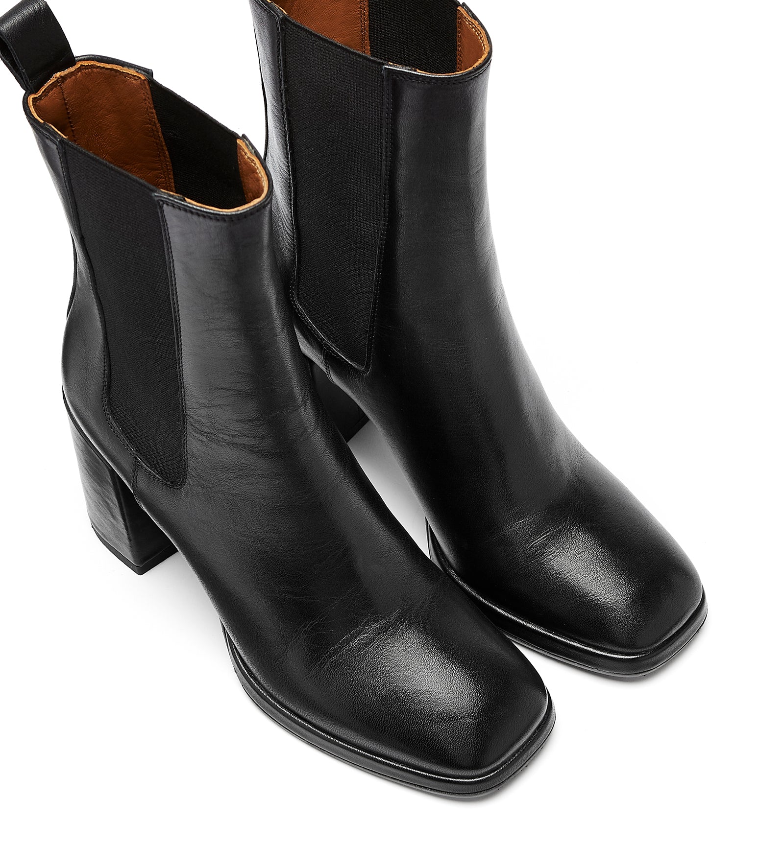 Bellbase Leather Boot in Black