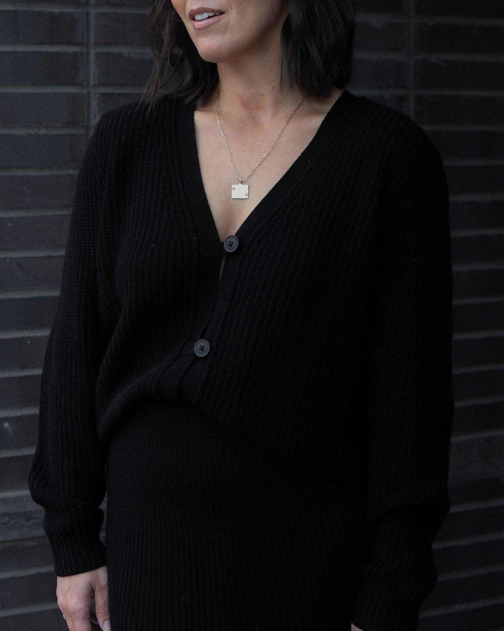 Talulah Cardigan in Black