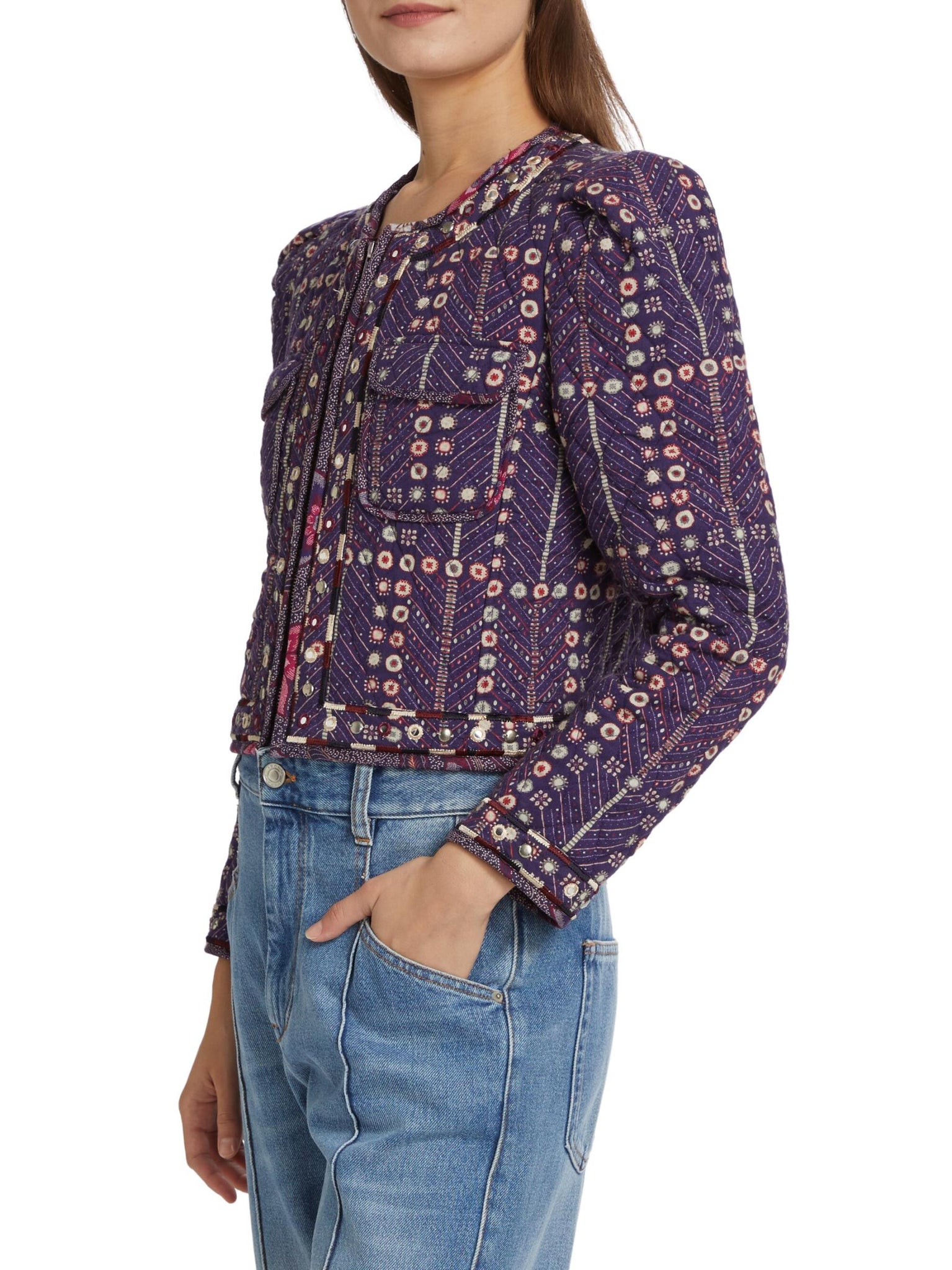 Christy Jacket in Purple