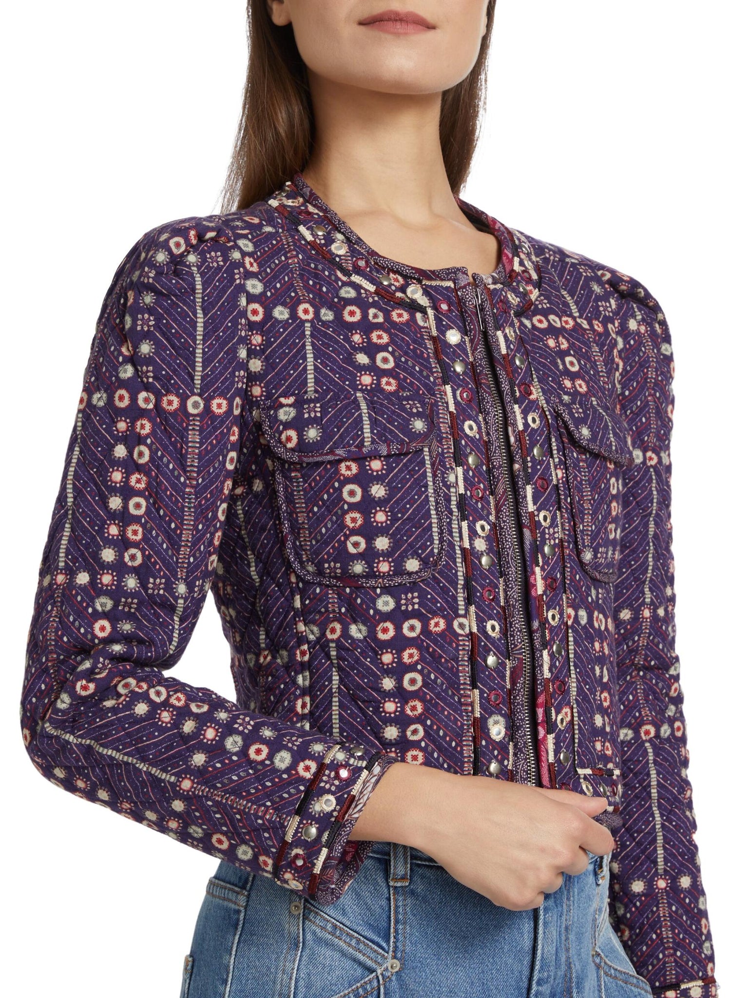 Christy Jacket in Purple