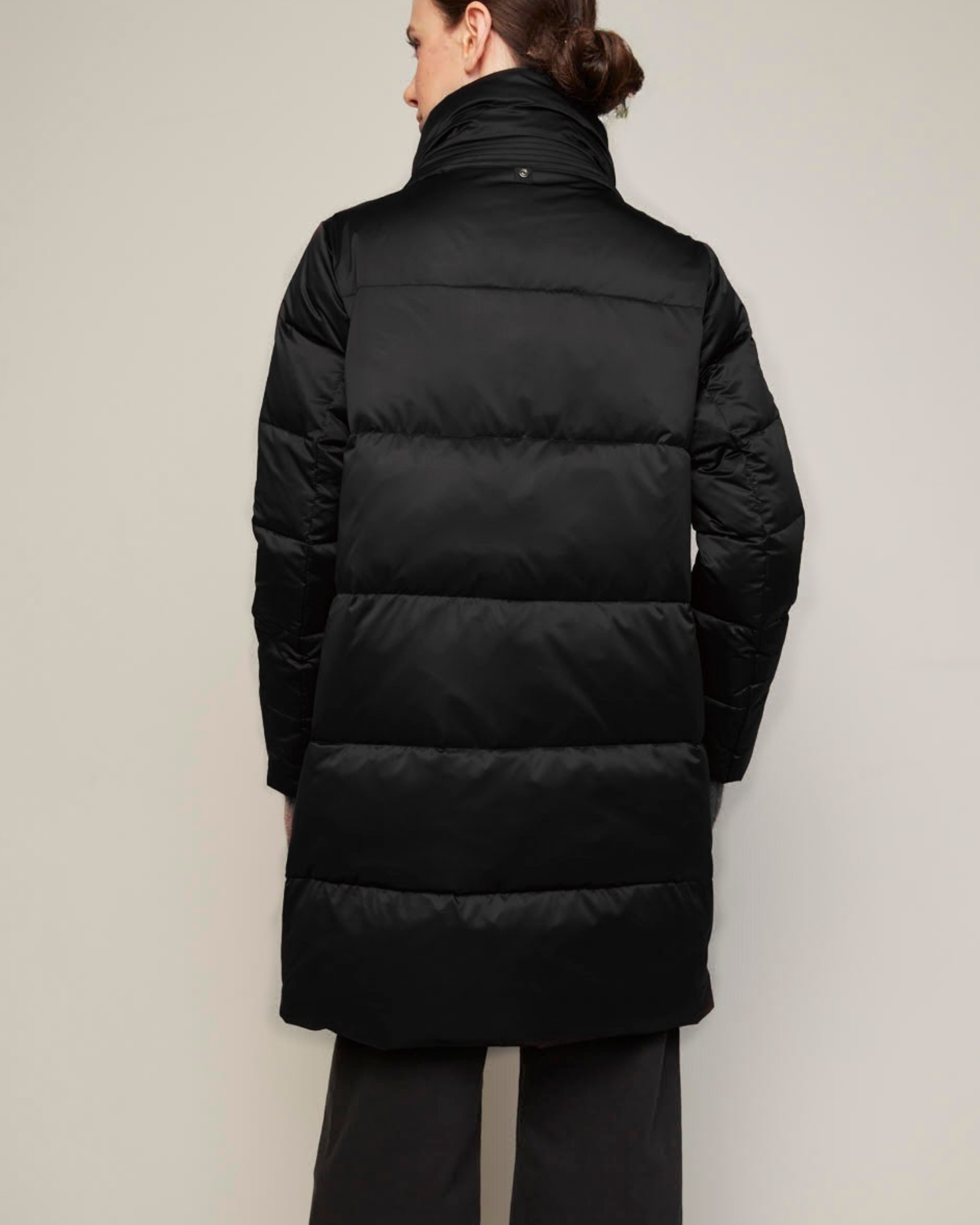 Bianka Down Coat in Black