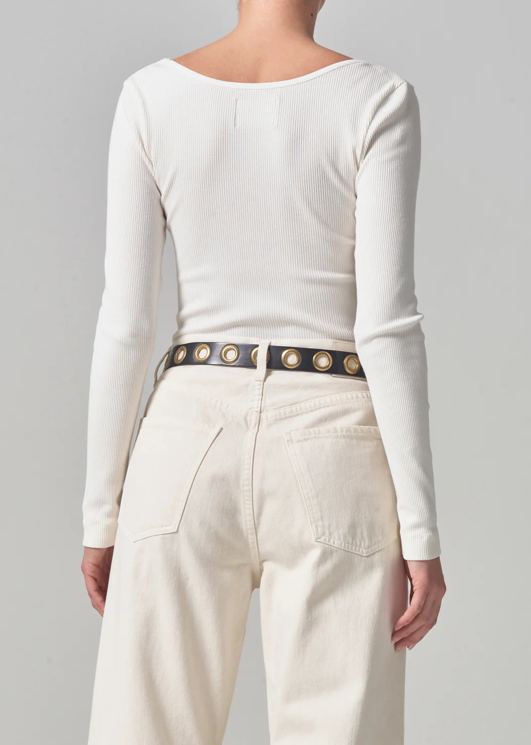 Margie Ballet Neck Long Sleeve in Pashmina