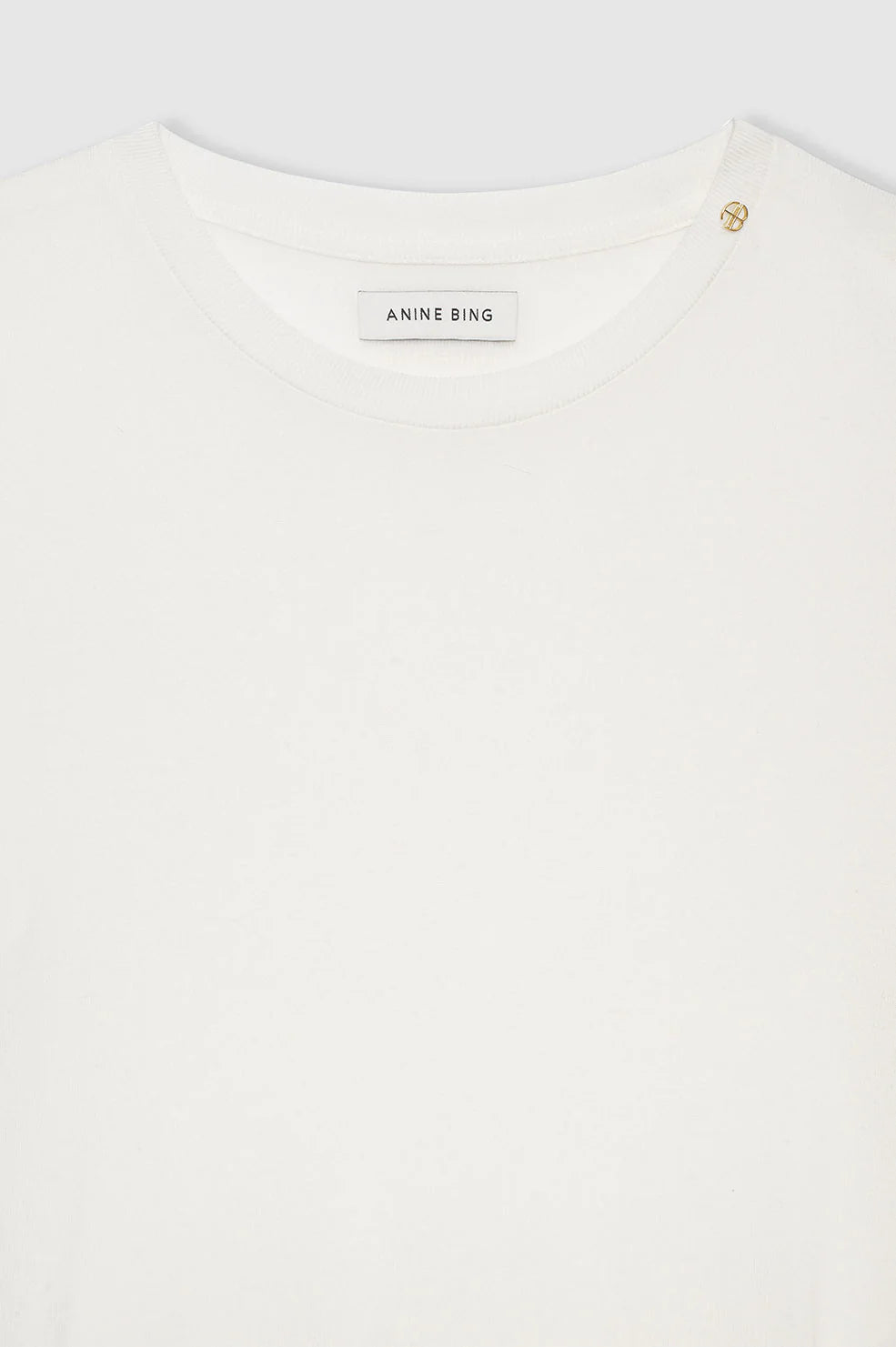 Amani Tee in Off White Cashmere Blend