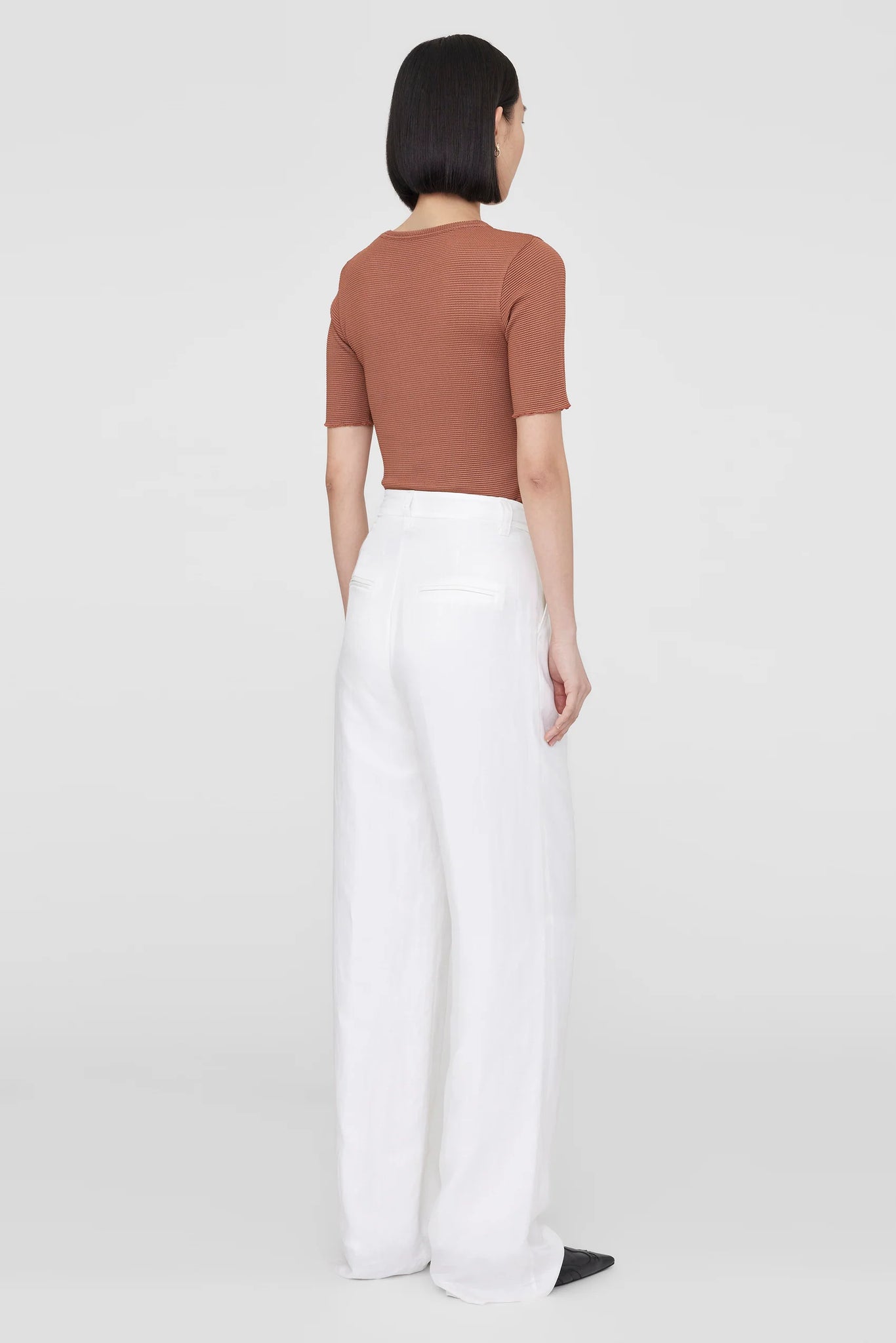 Caitlyn Top in Terracotta Waffle