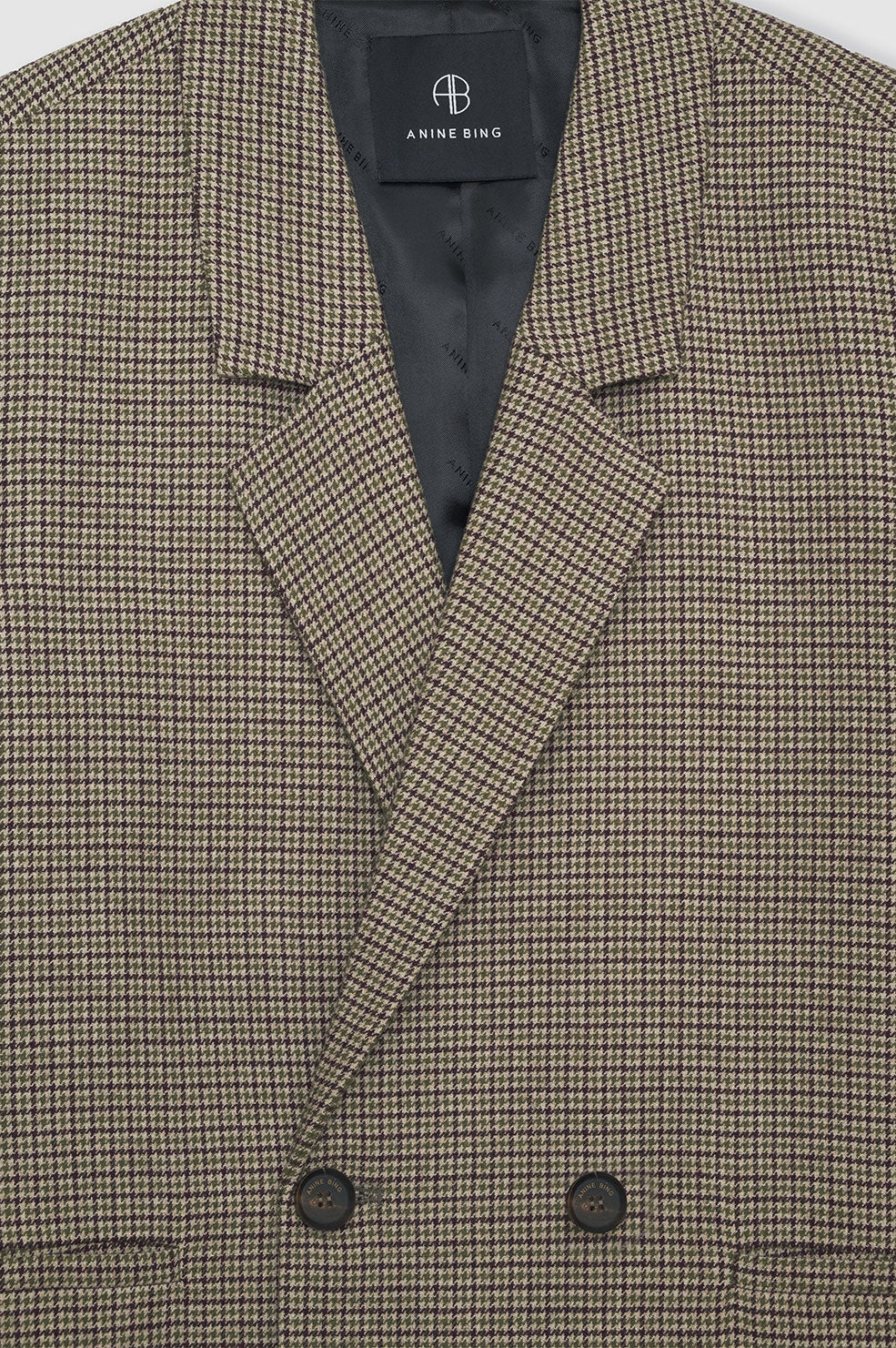 Madeleine Blazer in Mini Houndstooth
