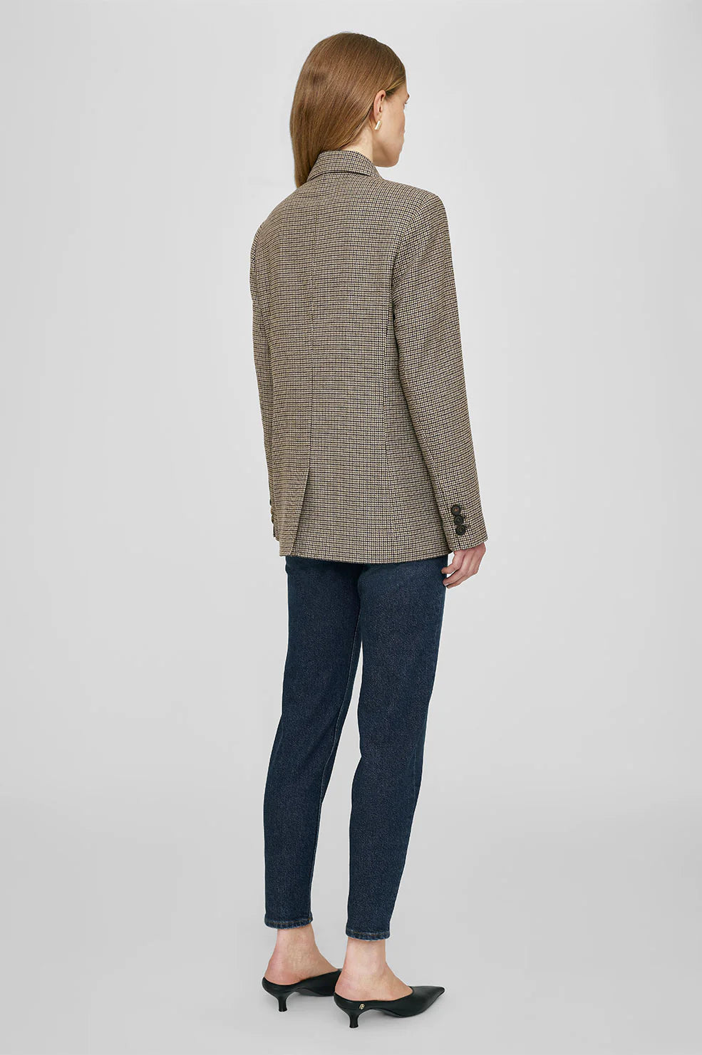 Madeleine Blazer in Mini Houndstooth