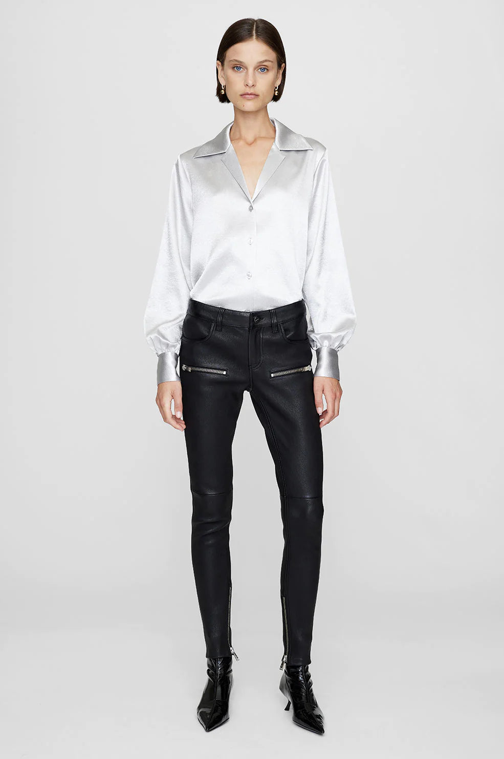 Mylah Shirt in Silver