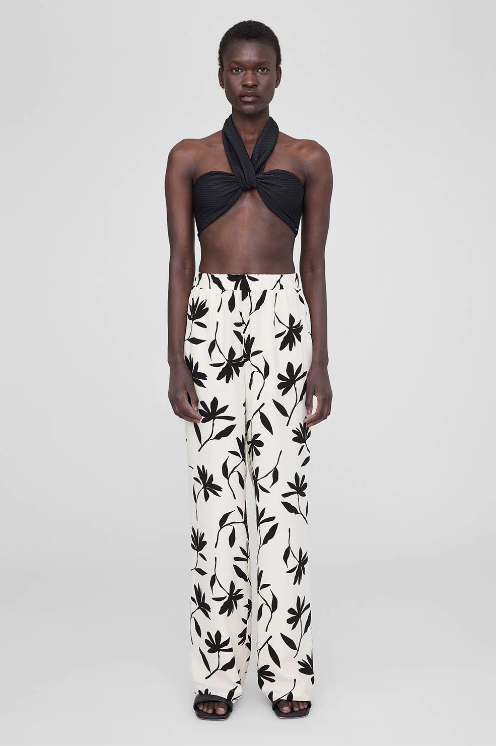 Owen Pant in Ivory Daisy Print