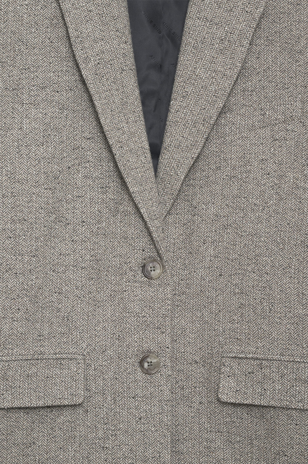 Quinn Blazer in Tan Herringbone
