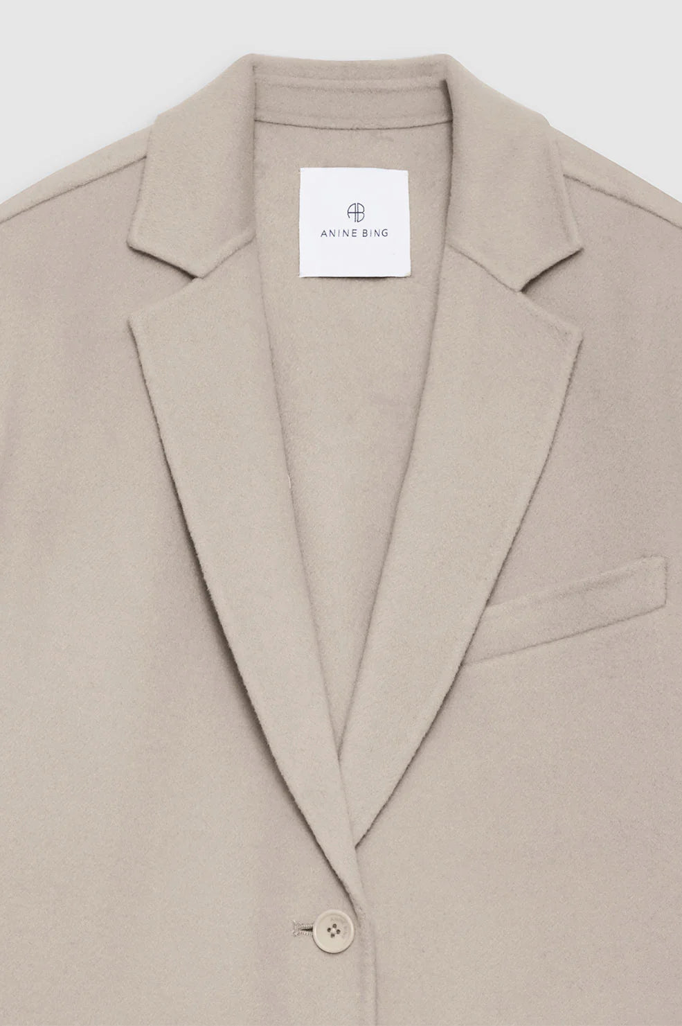 Quinn Blazer in Taupe Cashmere