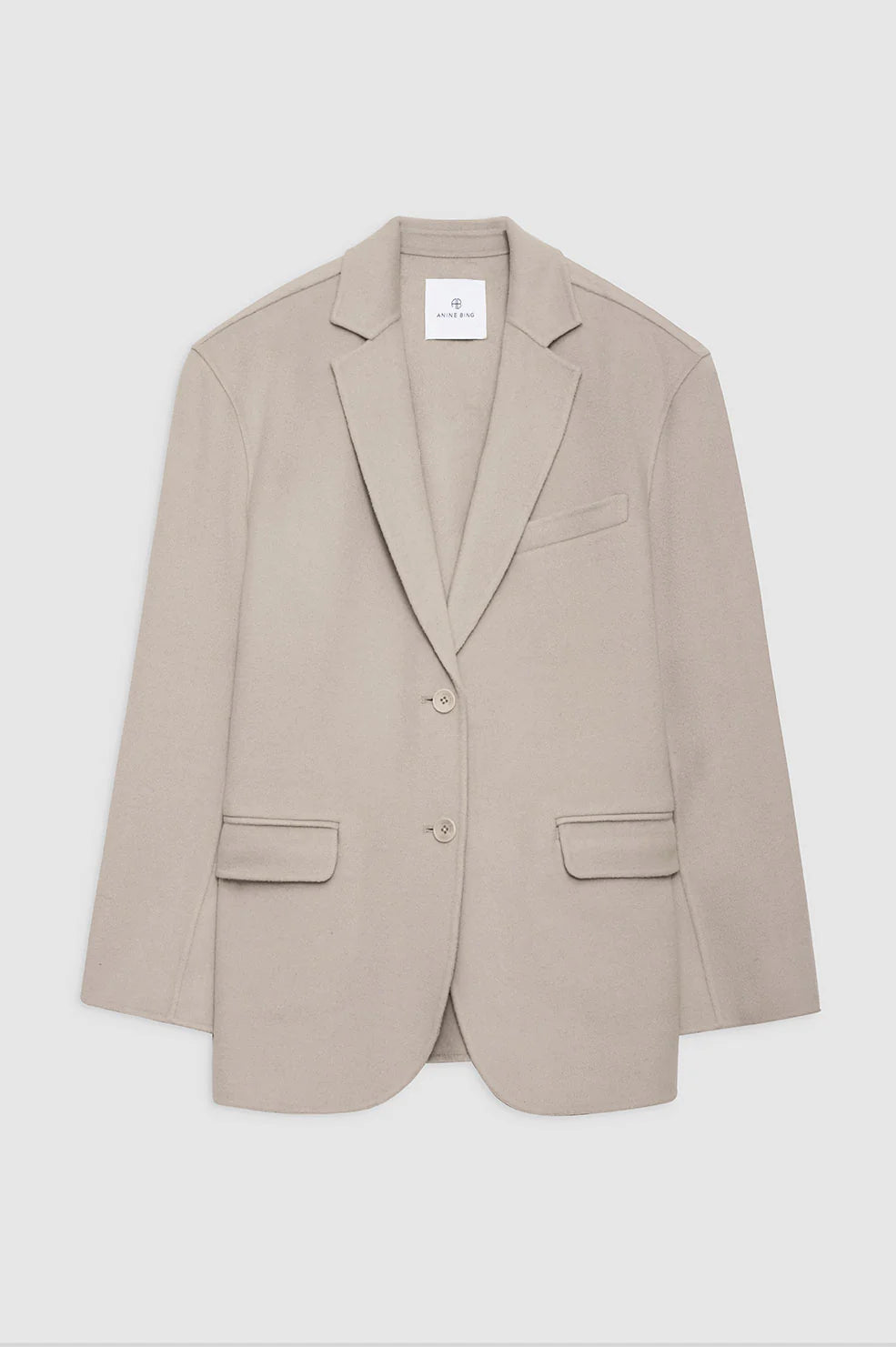 Quinn Blazer in Taupe Cashmere