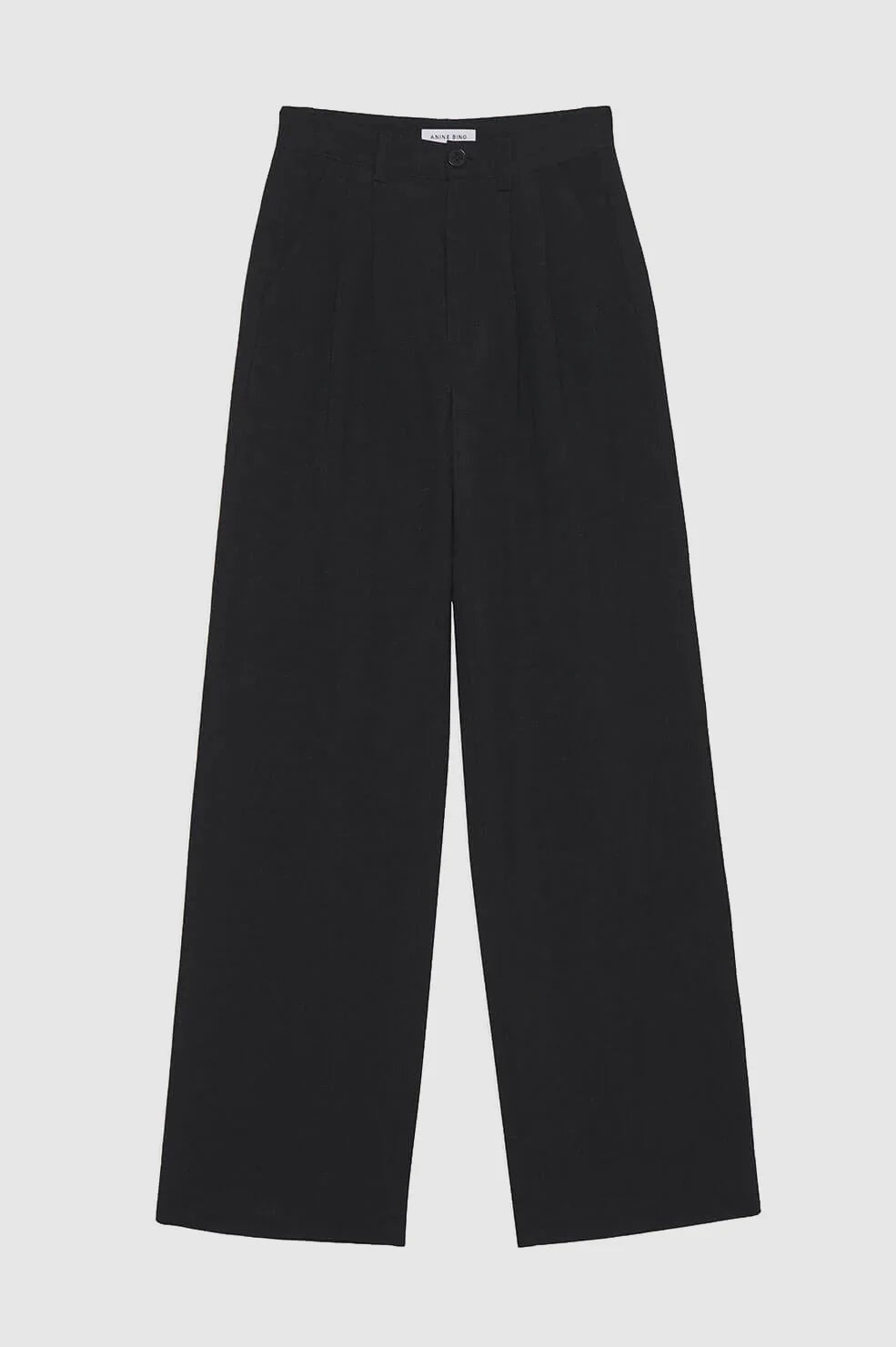 Carrie Pant in Black Linen Blend