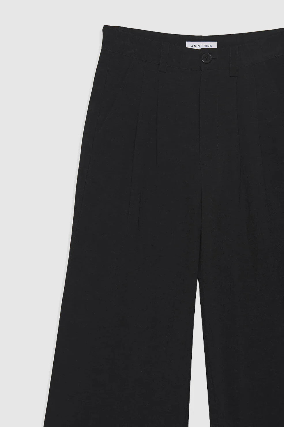 Carrie Pant in Black Linen Blend