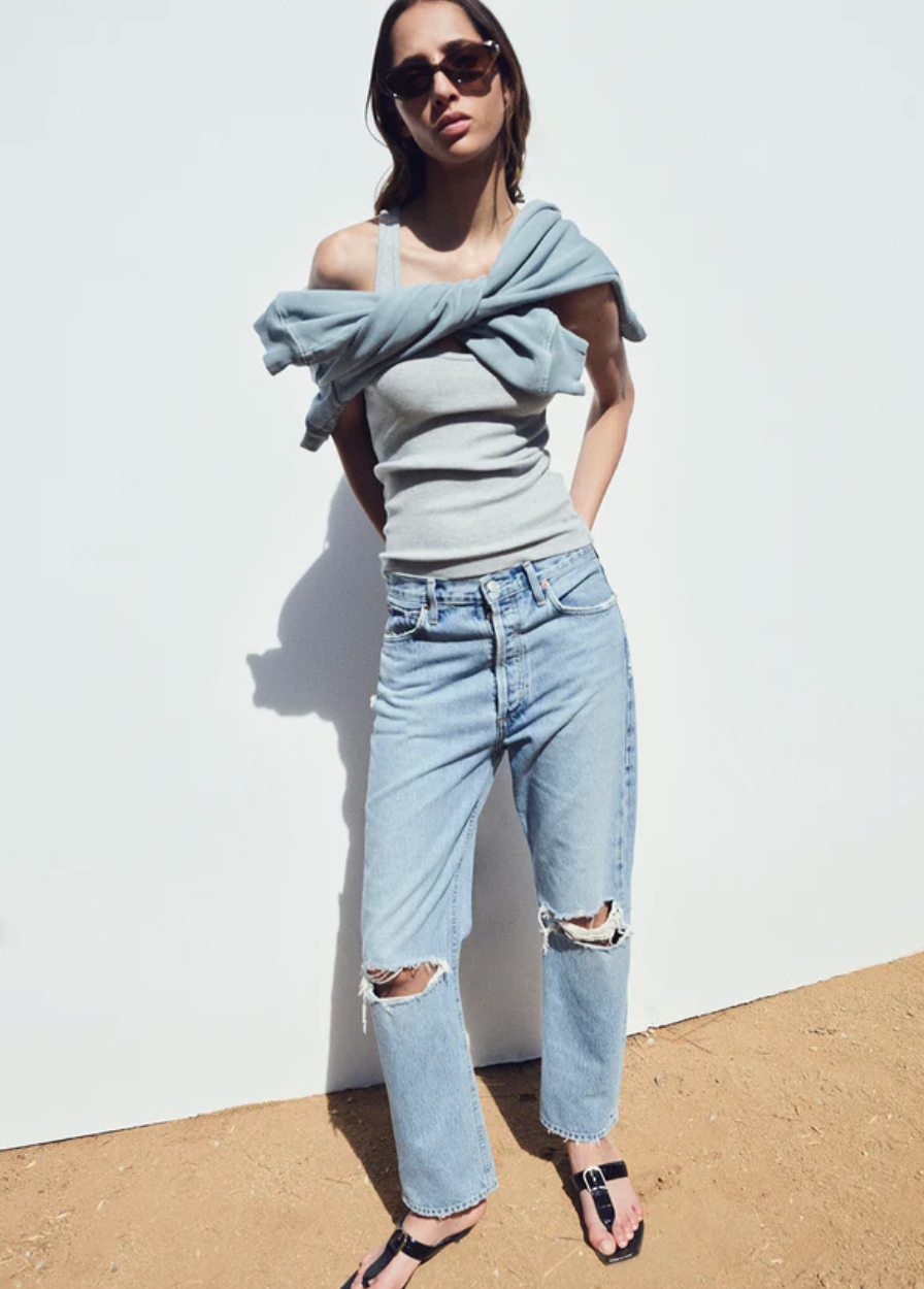 90's Mid Rise Straight in Alter