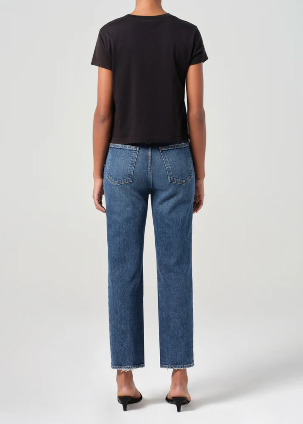 90's Pinch Waist Crop in Solace