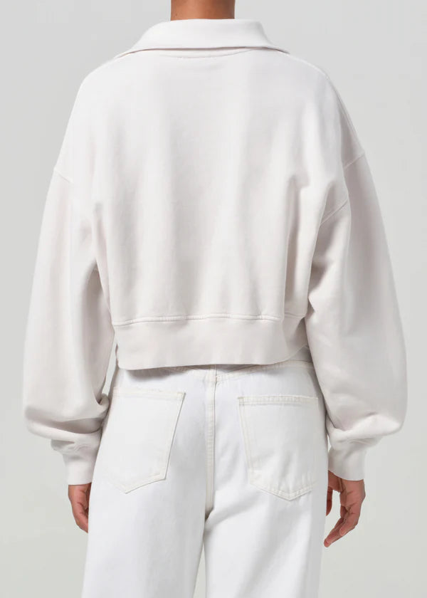 Bethan Quarter Zip Sweatshirt in Wired