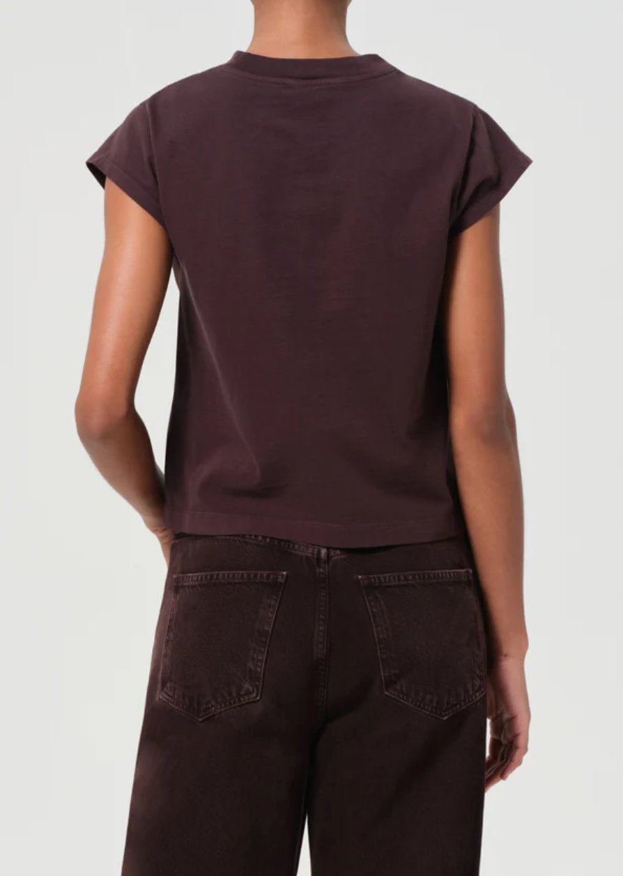 Bryce Cap Sleeve Tee in Root