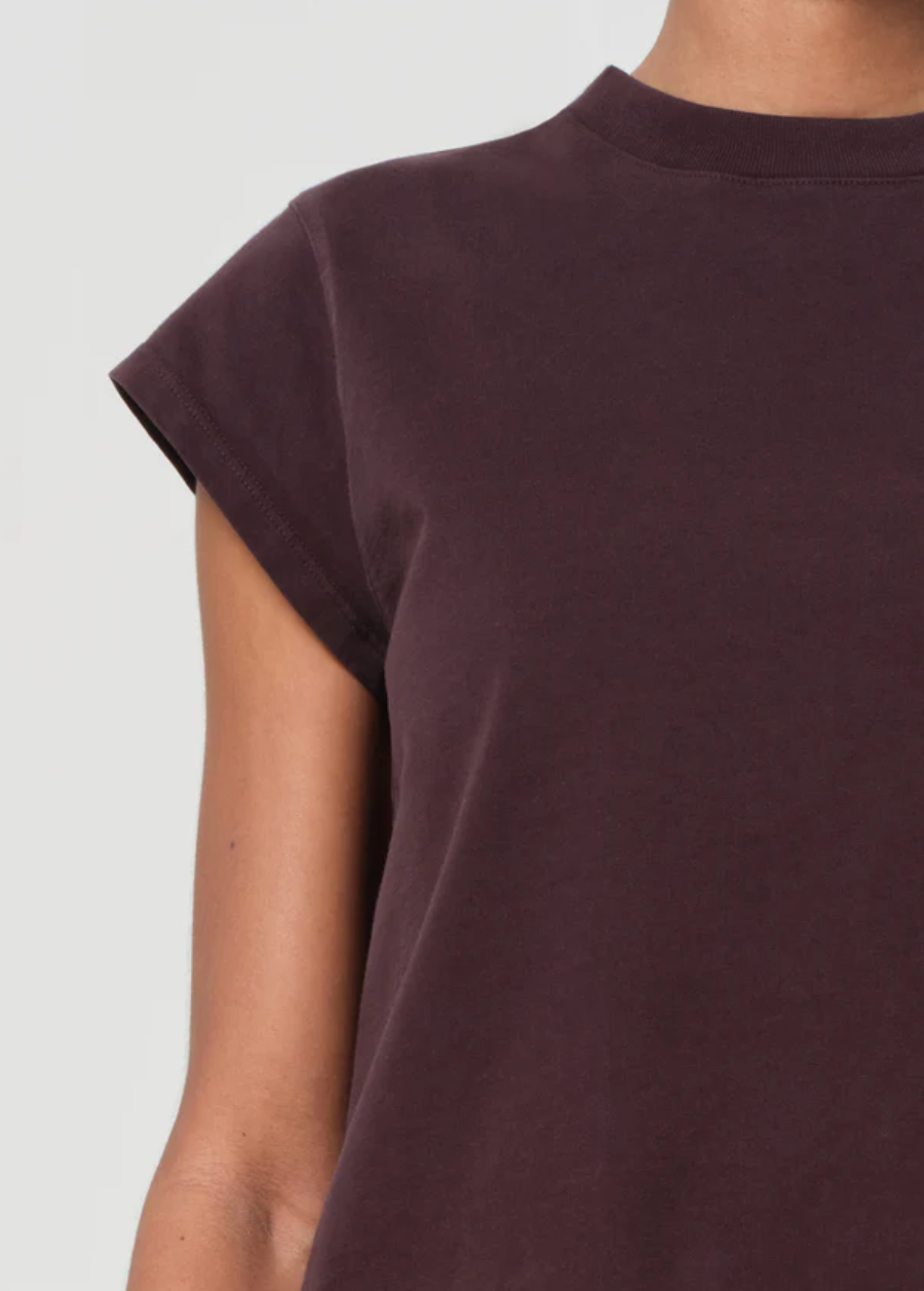 Bryce Cap Sleeve Tee in Root