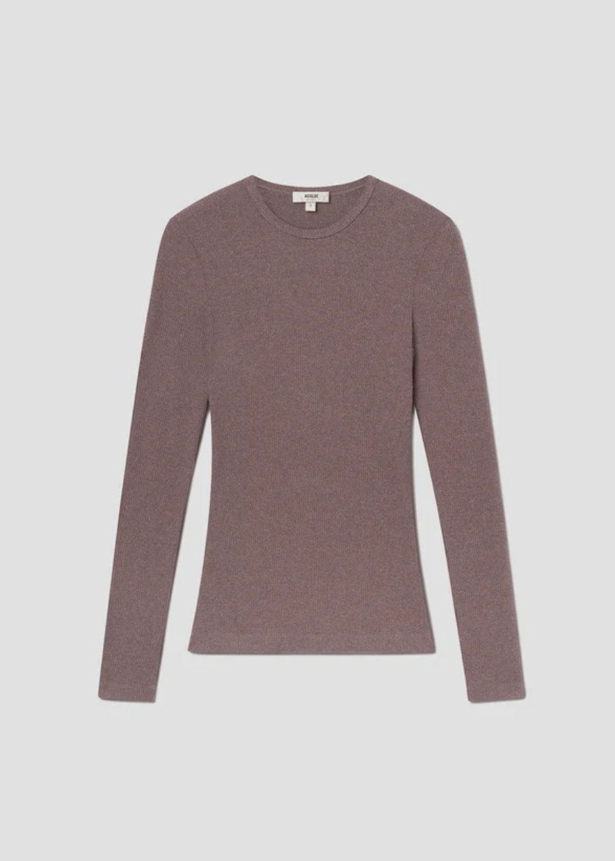 Delphi Slim Tee in Ceramic