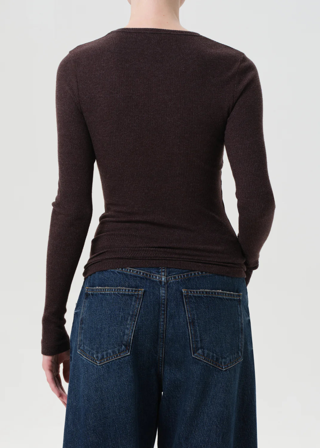 Delphi Slim Tee in Root