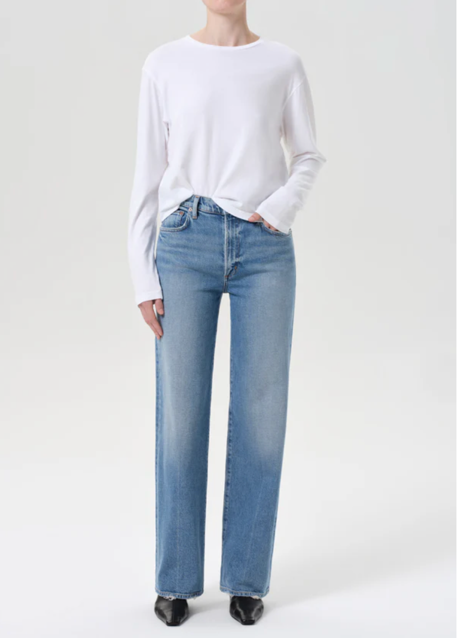 Harper Straight Jean (Stretch) in Forum