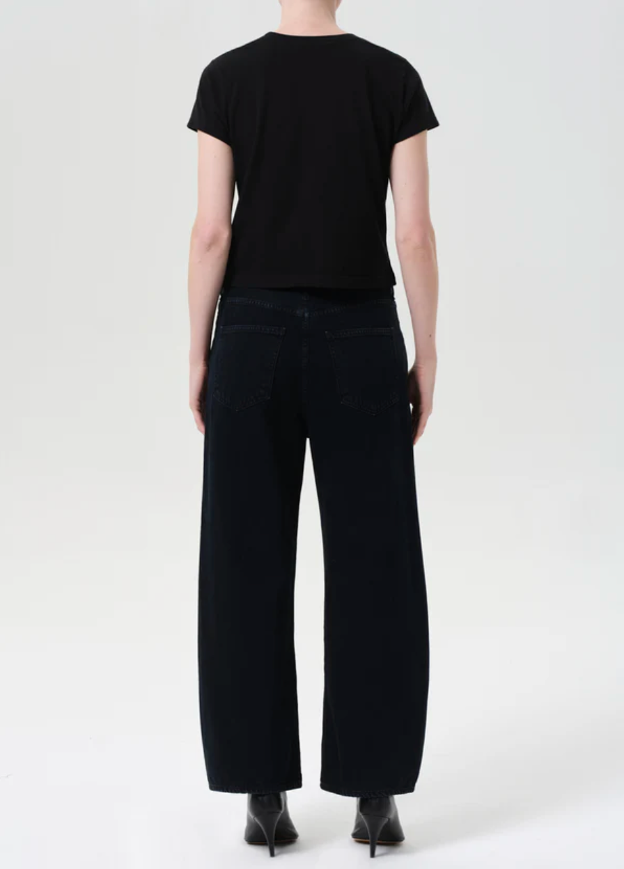 Low Curve Crop Jean in Crushed