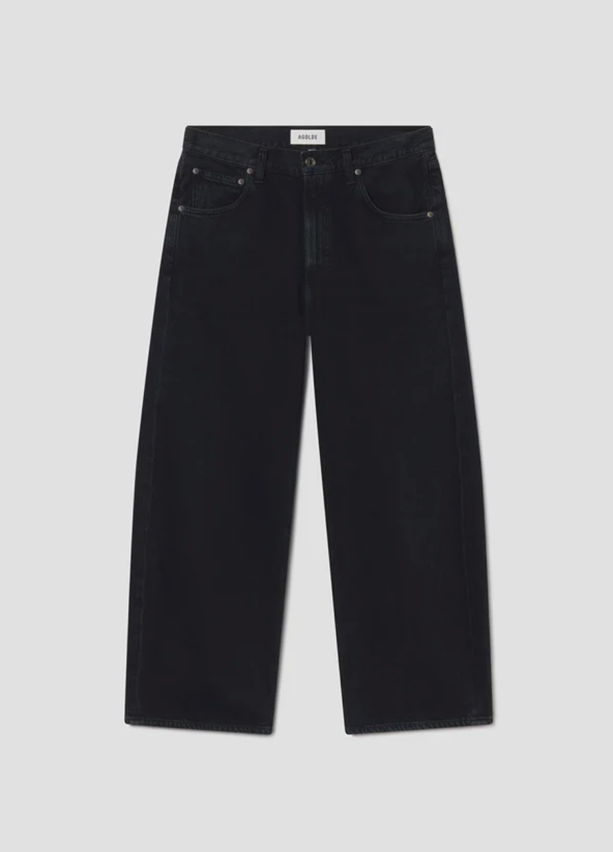 Low Curve Crop Jean in Crushed