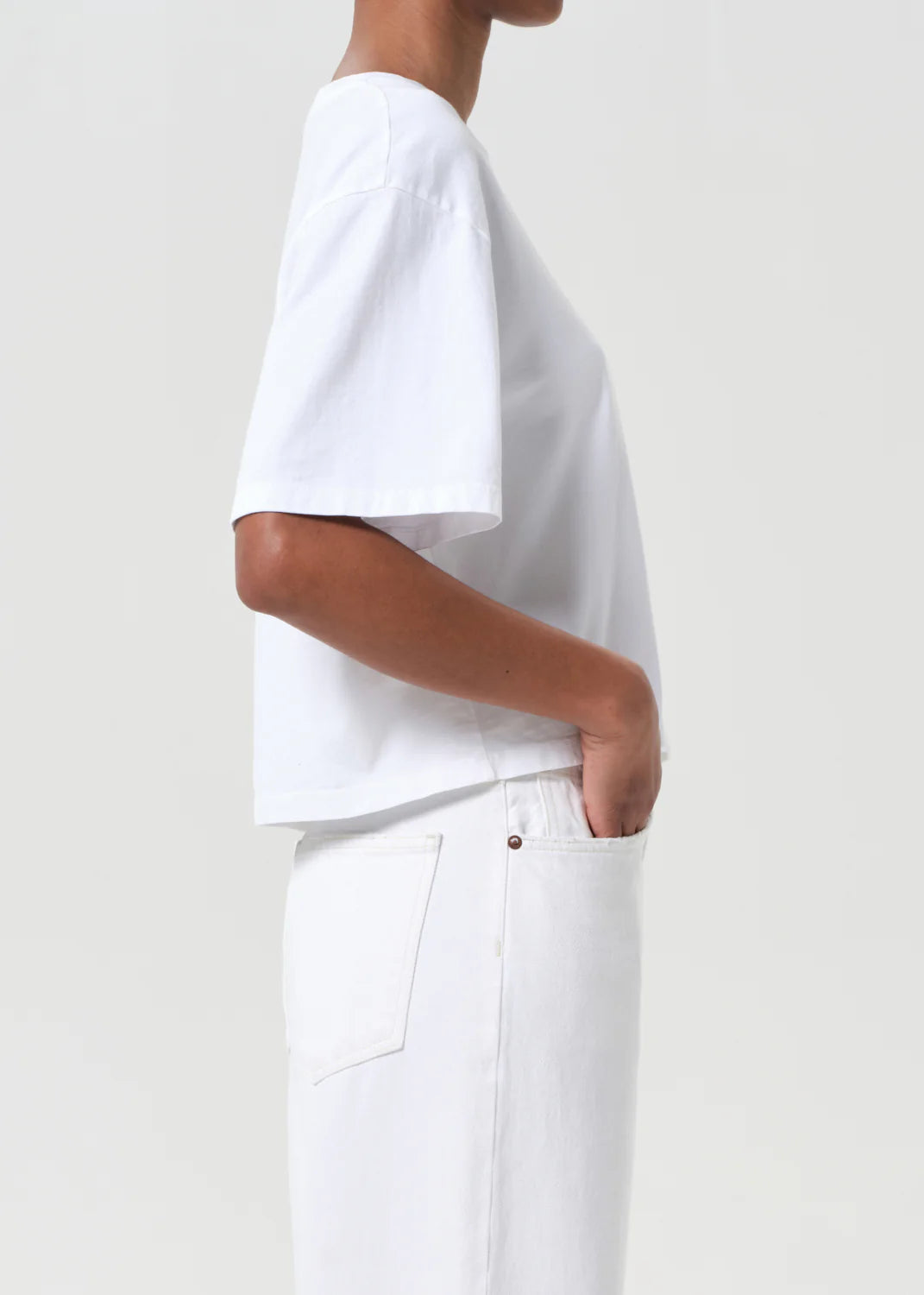 Sulma Tee in White