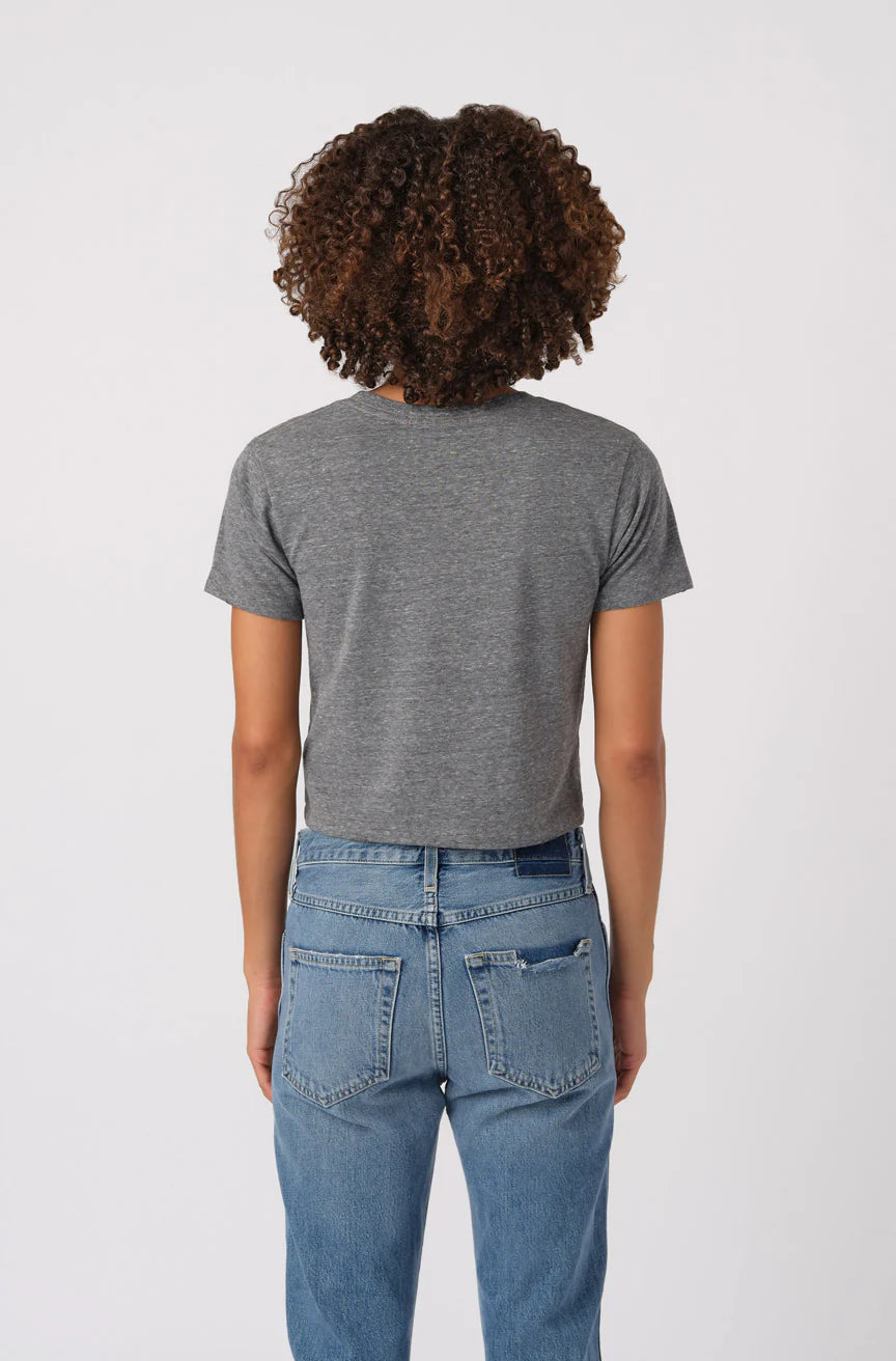 Babe Tee in Heather Grey