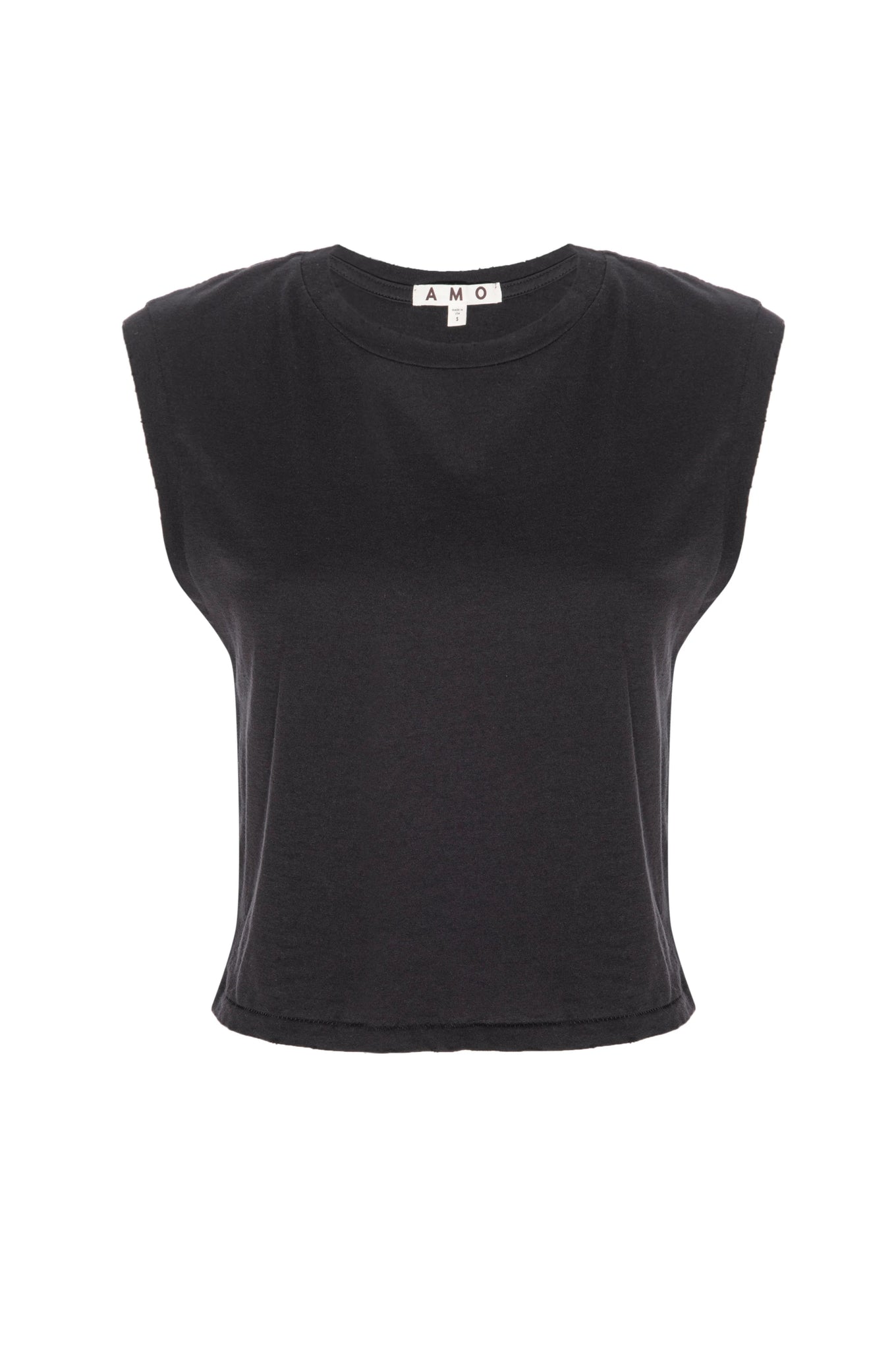 Sleeveless Babe Tee in Vintage Black