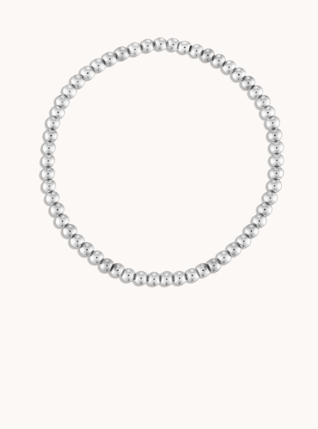 4MM Ball Bracelet in Sterling Silver | 6.5"